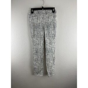 Tahari Pants Womens XS Black White‎ Gray Stretch Ankle Tummy Control Pull On New
